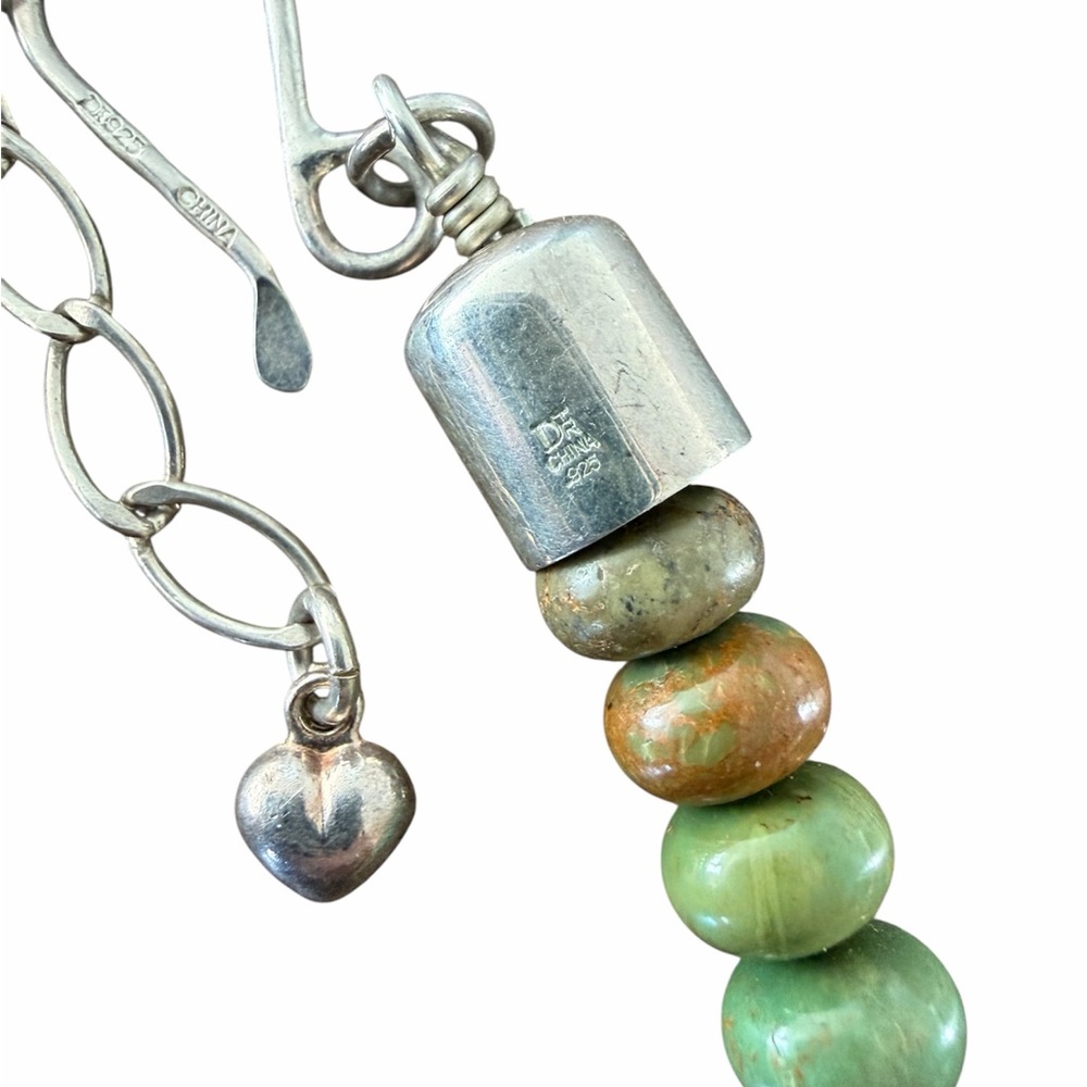 DTR jay king mine finds 925 sterling turquoise necklace - Picture 4 of 4